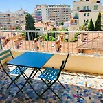 Superbe Sudio Juan Les Pins 2mins Des Plages Hypercentre Apartamento