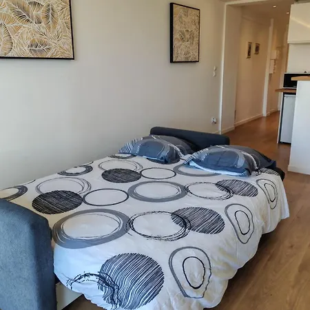 Superbe Sudio Juan Les Pins 2mins Des Plages Hypercentre Apartman *