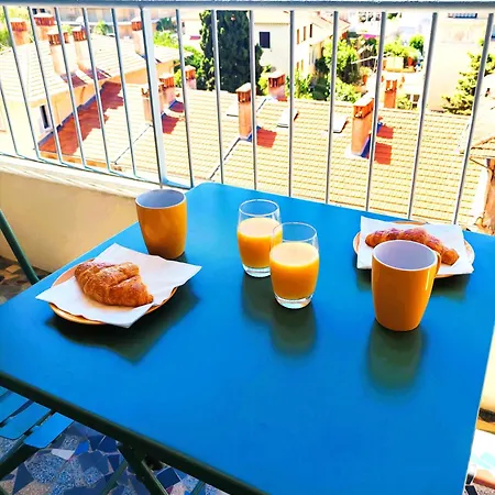 2 Persons - Clim - Hypercenter - 2mins Of - Juan Les Pins - And Sun Apartamento