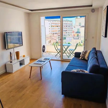 Superbe Sudio Juan Les Pins 2mins Des Plages Hypercentre Apartman *