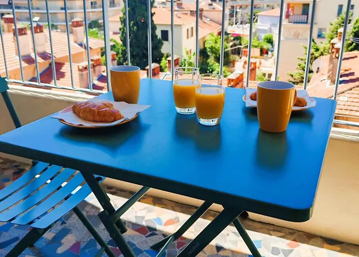 2 Persons - Clim - Hypercenter - 2mins Of - Juan Les Pins - And Sun Appartamento *