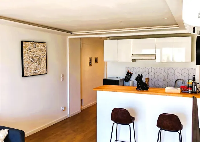 2 Persons - Clim - Hypercenter - 2mins Of - Juan Les Pins - And Sun * Antibes